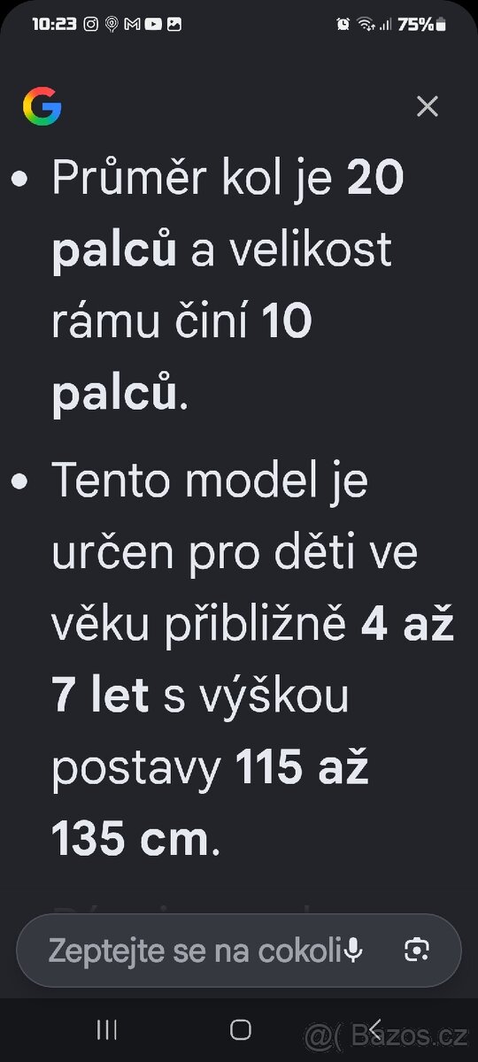 Dětské kolo 20 - 5