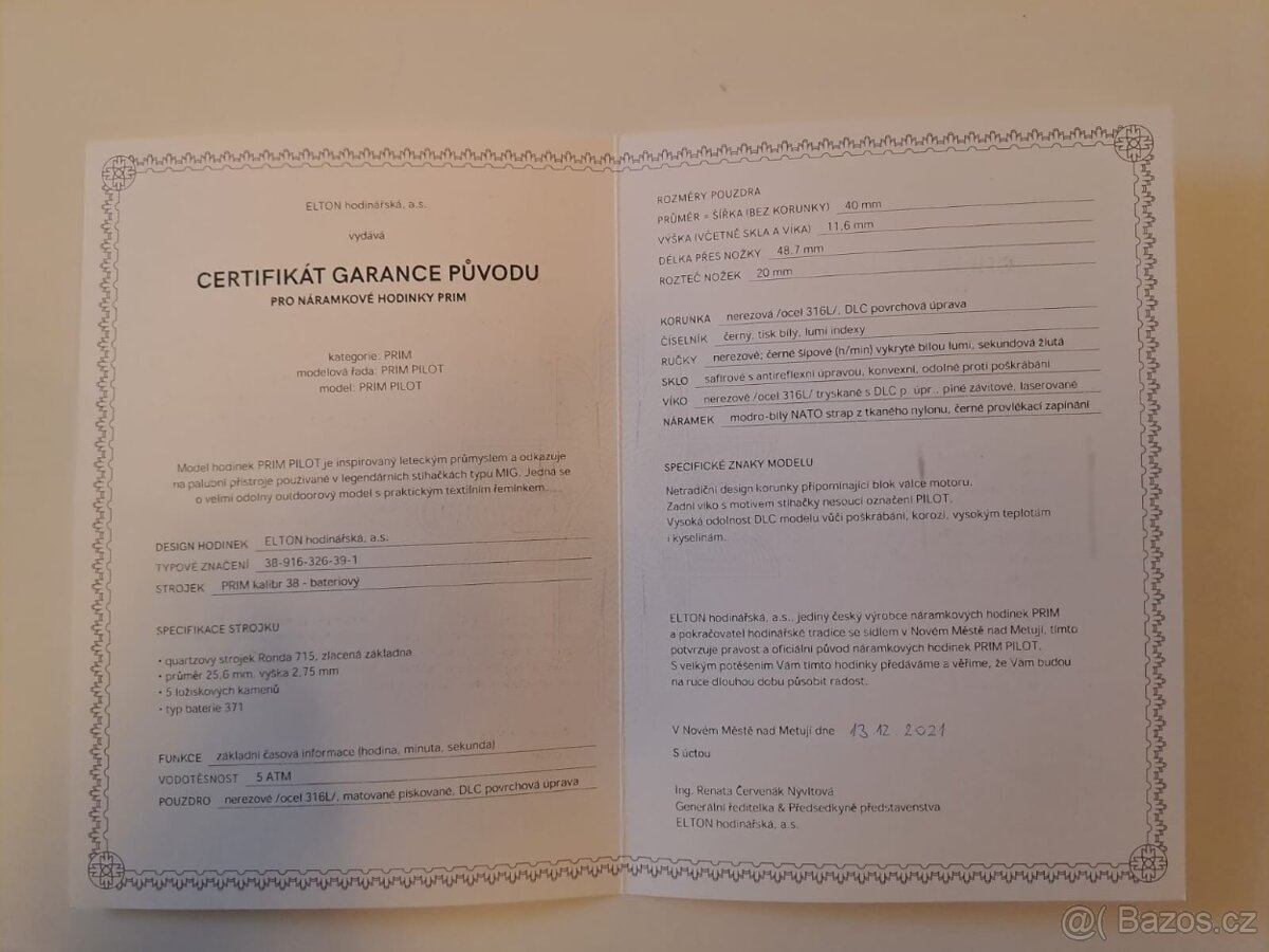 Hodinky PRIM Pilot 40 - 5