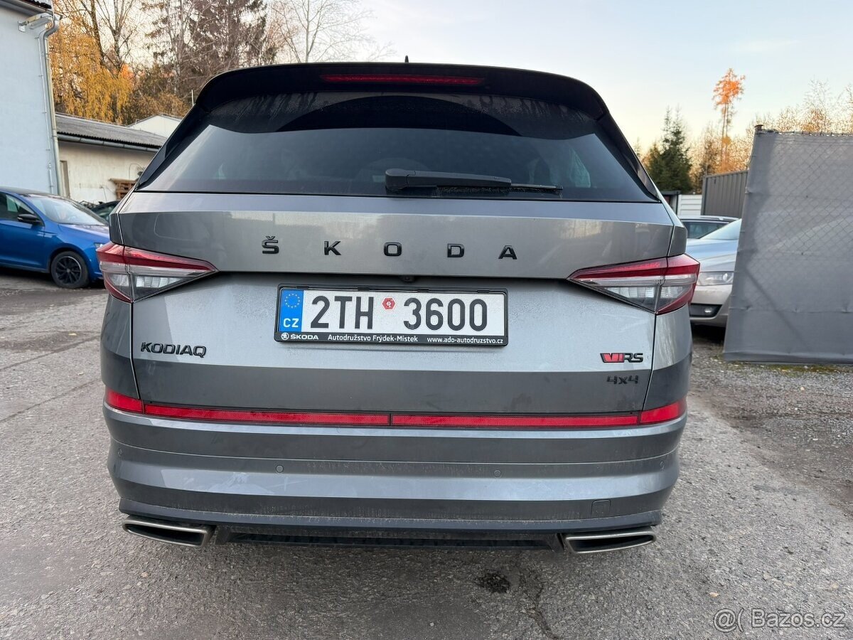 Škoda Kodiaq RS 2.0 TSI 180kw ČR 1.MAJ 28 000km WEBASTO - 5