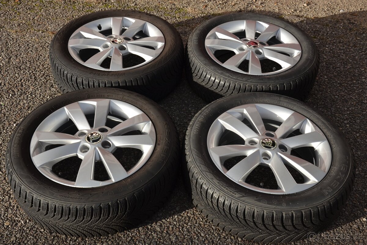 Zimní ORIG.Alu R15,Š.Citigo/Seat Mii,VW UP+Cont.185/55 - 5