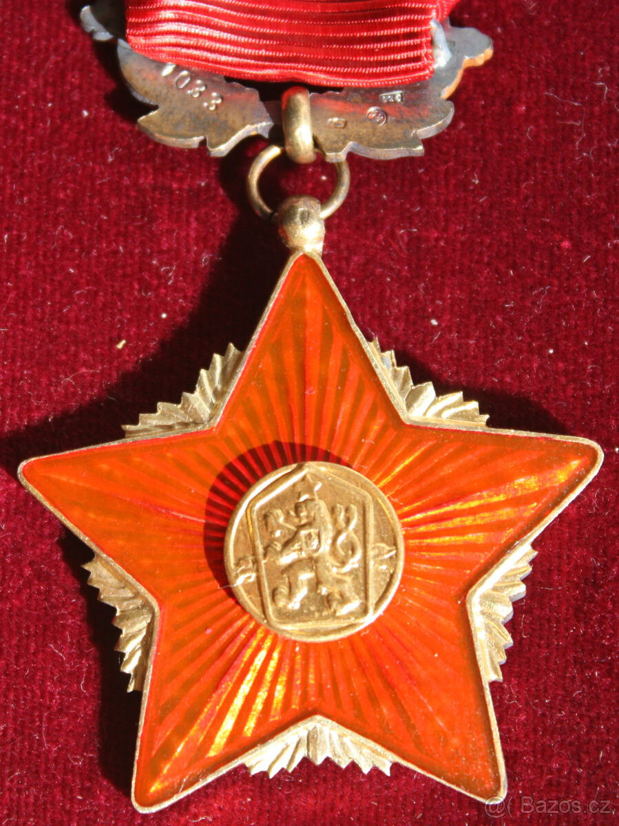 Řád rudé zástavy, vyznamenání medaile medajle mince plaketa - 5