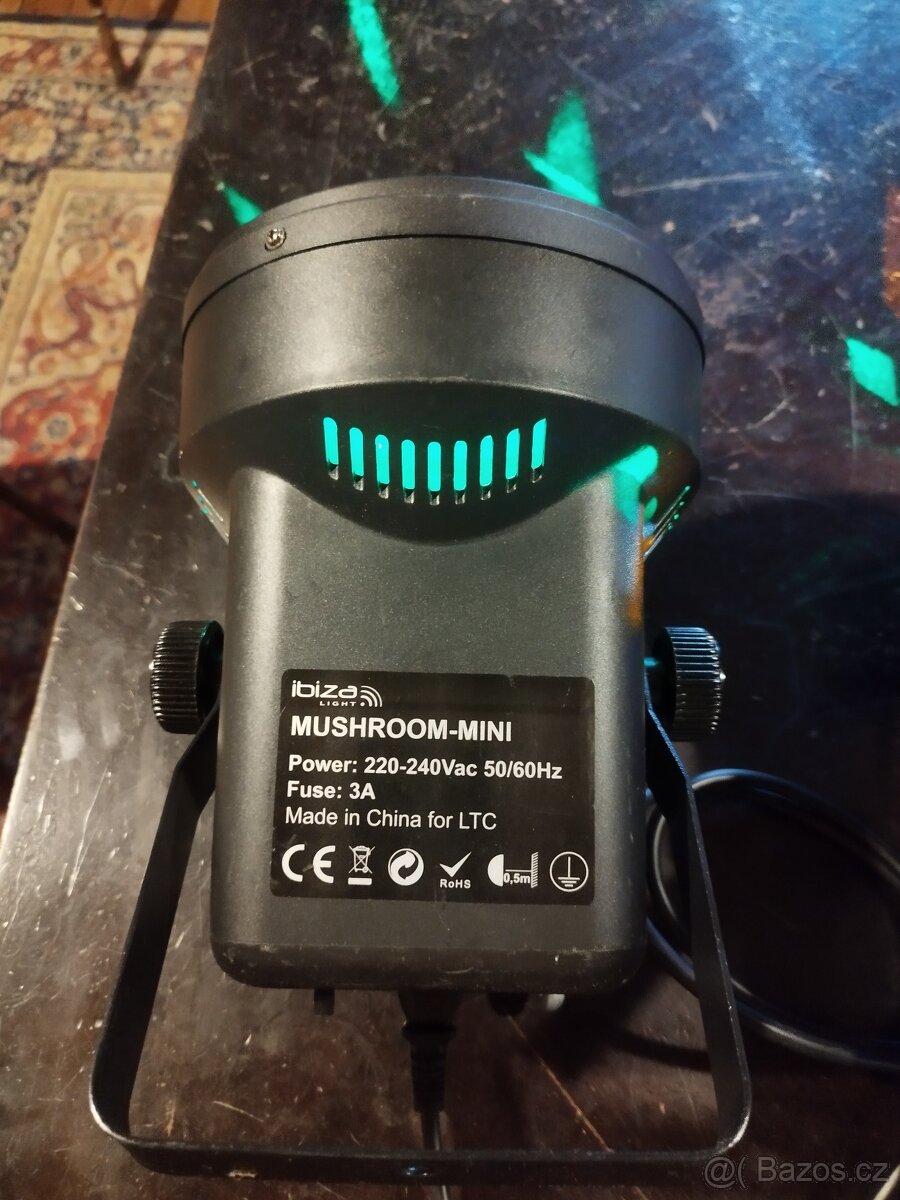 LED disco světlo Ibiza Mushroom-Mini 2 kusy - 5