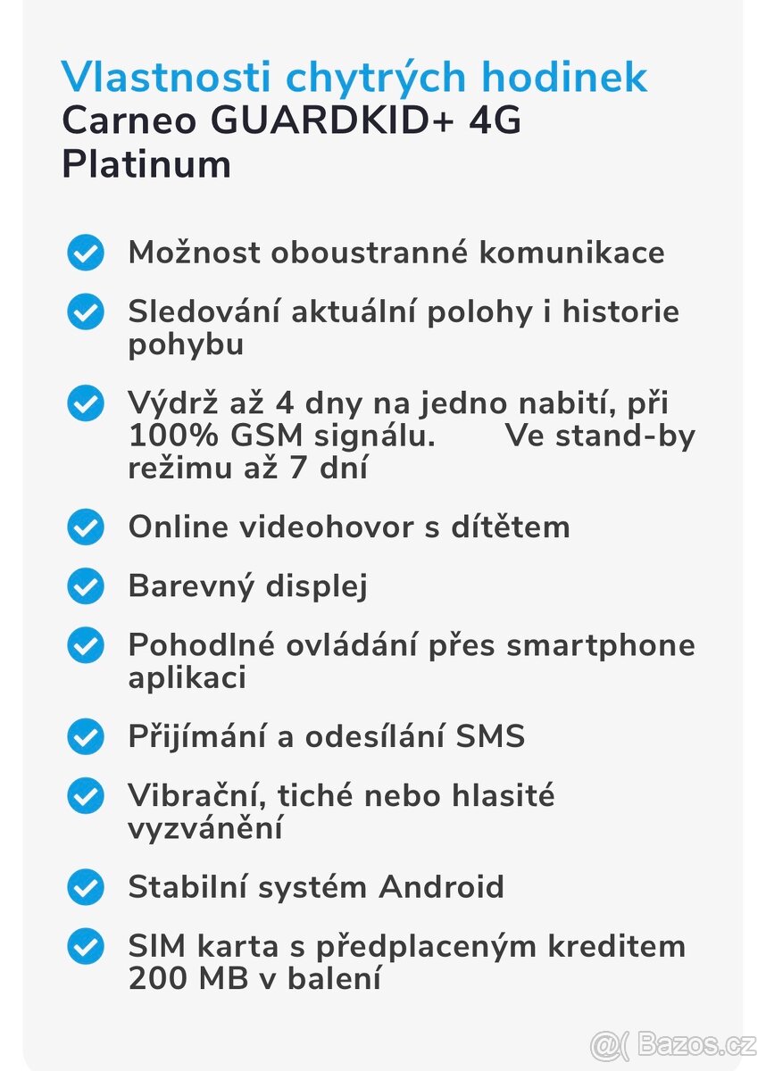 CARNEO GUARDKID+ 4G Platinum - 5