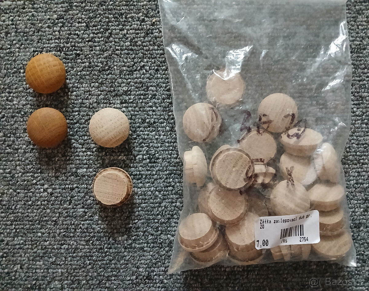 Dřevěné ozdobné krytky dub, borovice / smrk - 5