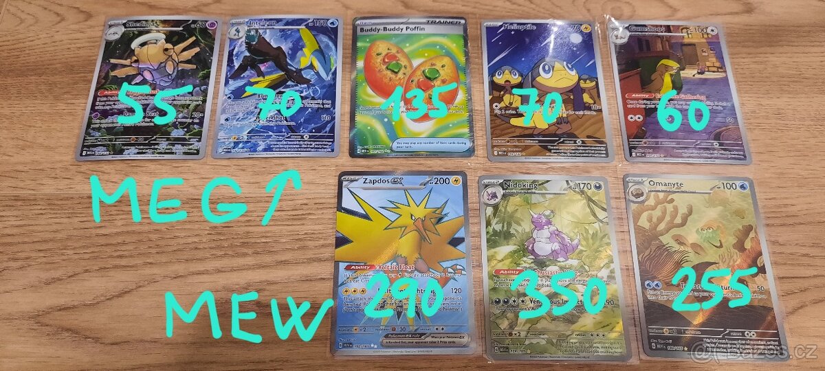 Pokémon karty hity + EX - 5