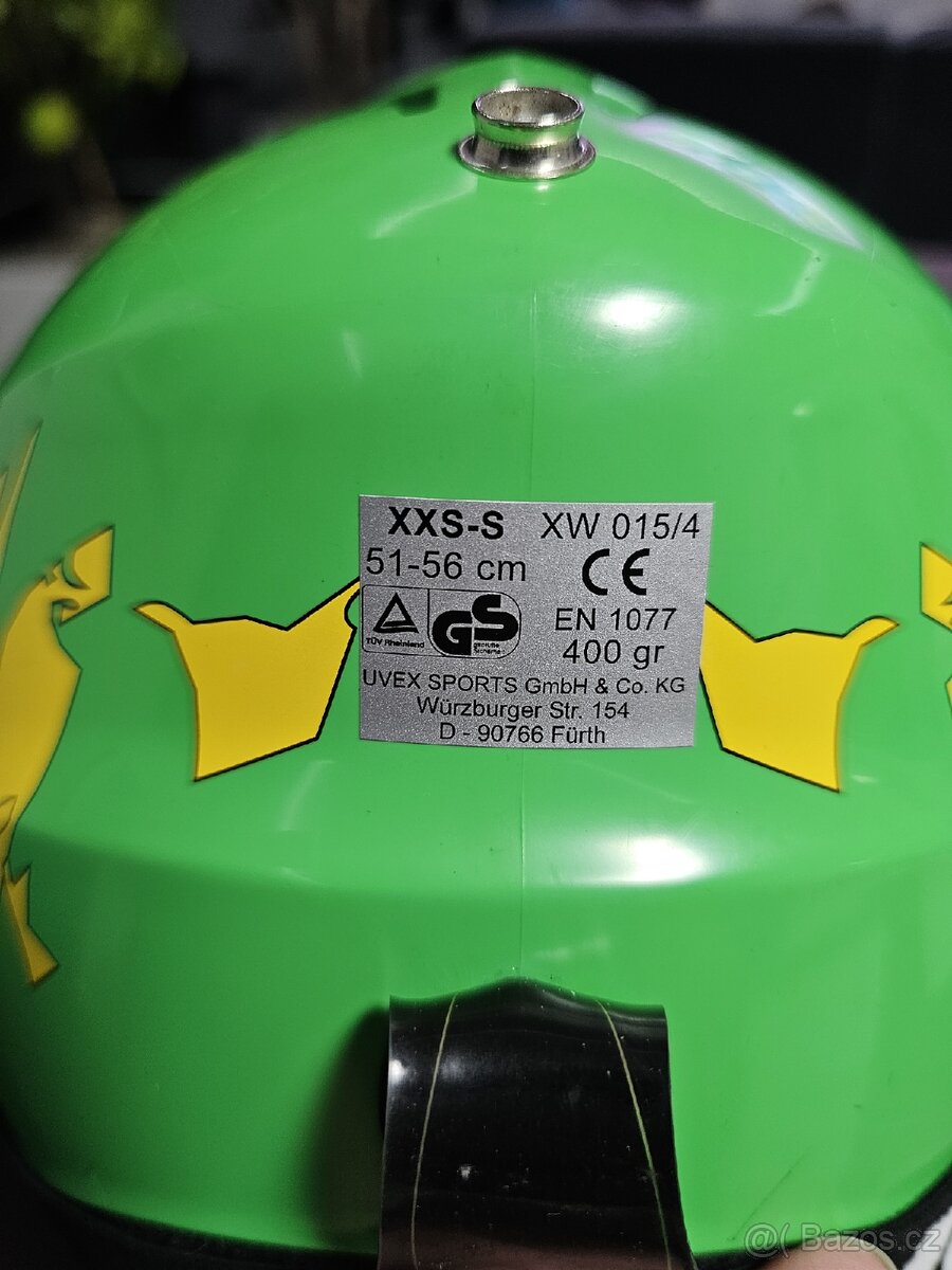 Dětská helma Uvex 51-56 cm s brýlemi - 5