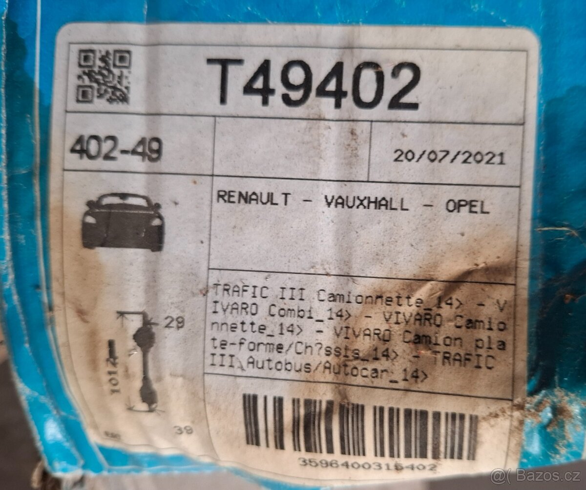 Nová poloosa Renault, Vouxhall, Opel - 5