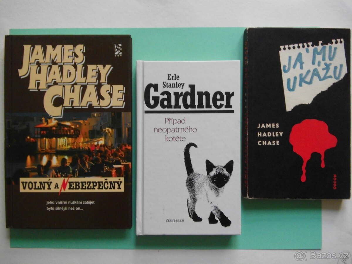 DETEKTIVKY: Chandler+Životopis,Gardner,Chase,Hammett - 5