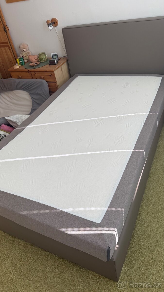 Postel 120x200 + matrace + topper - 5