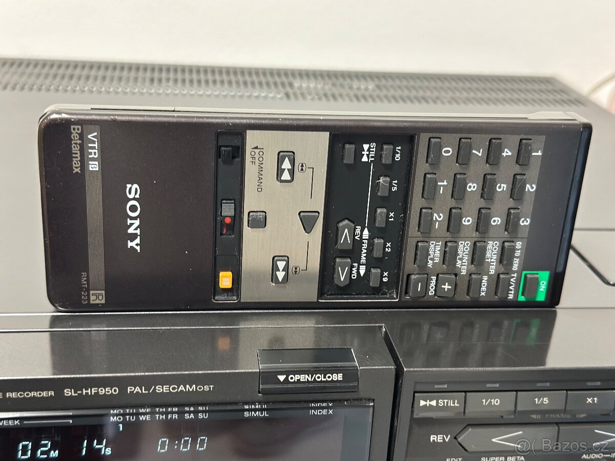 SONY SL-HF950 LUXUSNÍ SUPER BETA REKORDÉR DÁLKA - 5