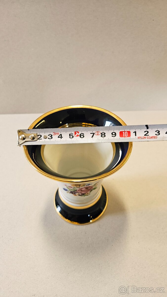 Porcelánová váza Royal Dux Bohemia, Duchcov 2ks - 5