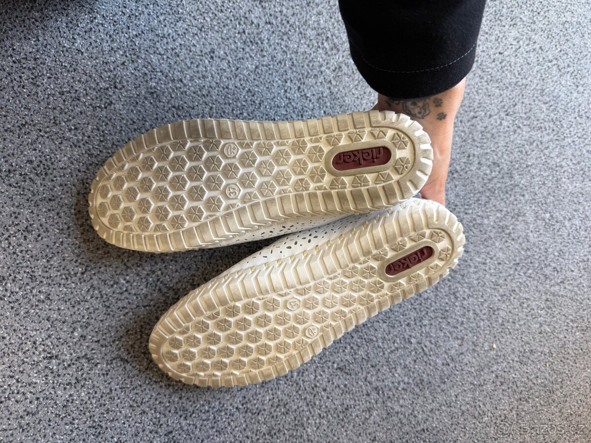 Dámské kožené boty Rieker vel.37 - 5