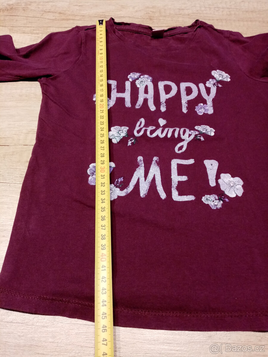 třpytivé tričko vel. 110/116 - 5