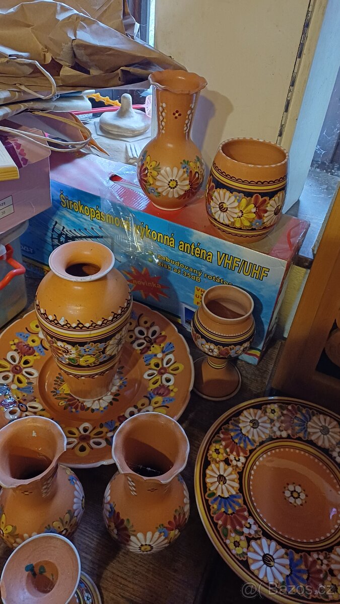 litomyšlaska keramika velky set - 5