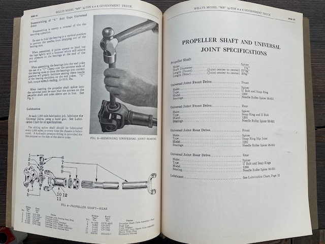 Maintenance manual Willys MB originál - 5