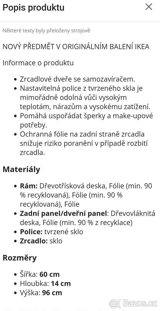 Zrcadlová skříňka do koupelny - 5