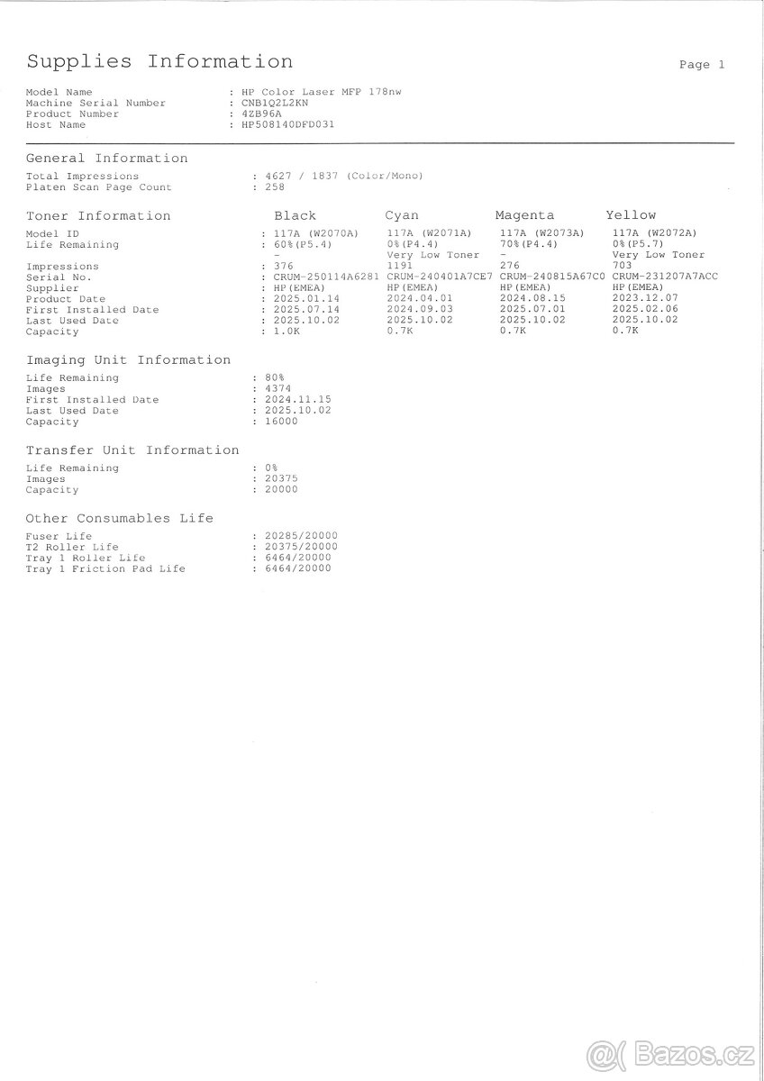 Tiskárna Color Laser MFP 178nw - 5
