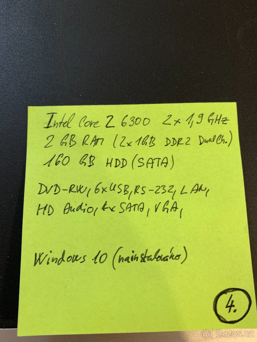 Stolní počítač PC Desktop Computer Intel 2x1,9GHz - 5