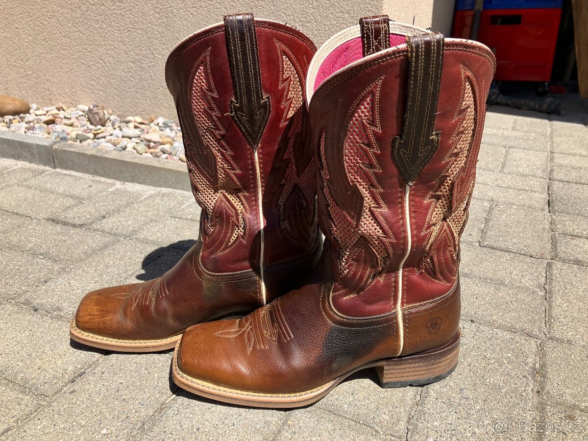 Westernové boty HKM a Ariat - 5