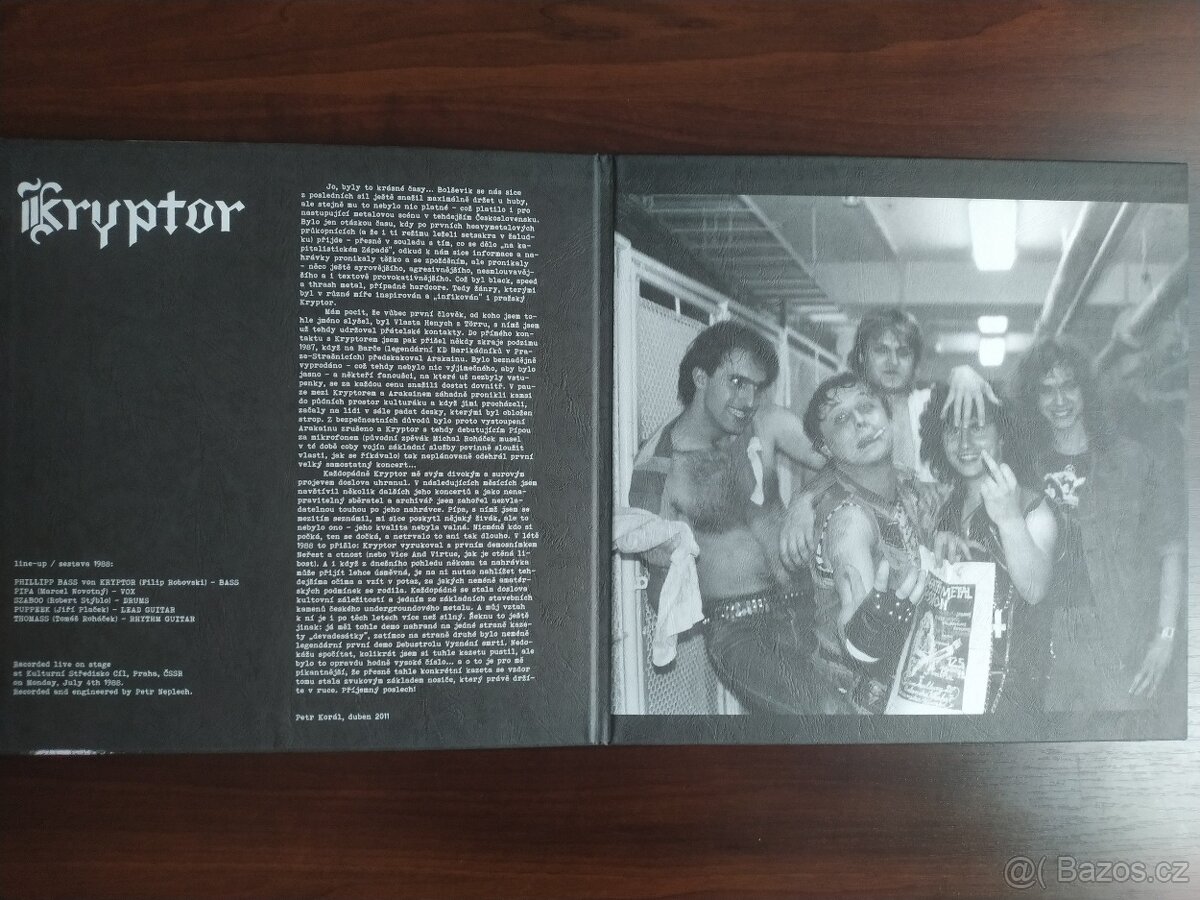 Kryptor - Vice And Virtue - demo 1988 LP - 5