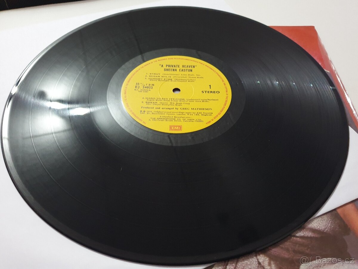 Sheena Easton - A Private Heaven LP - 5