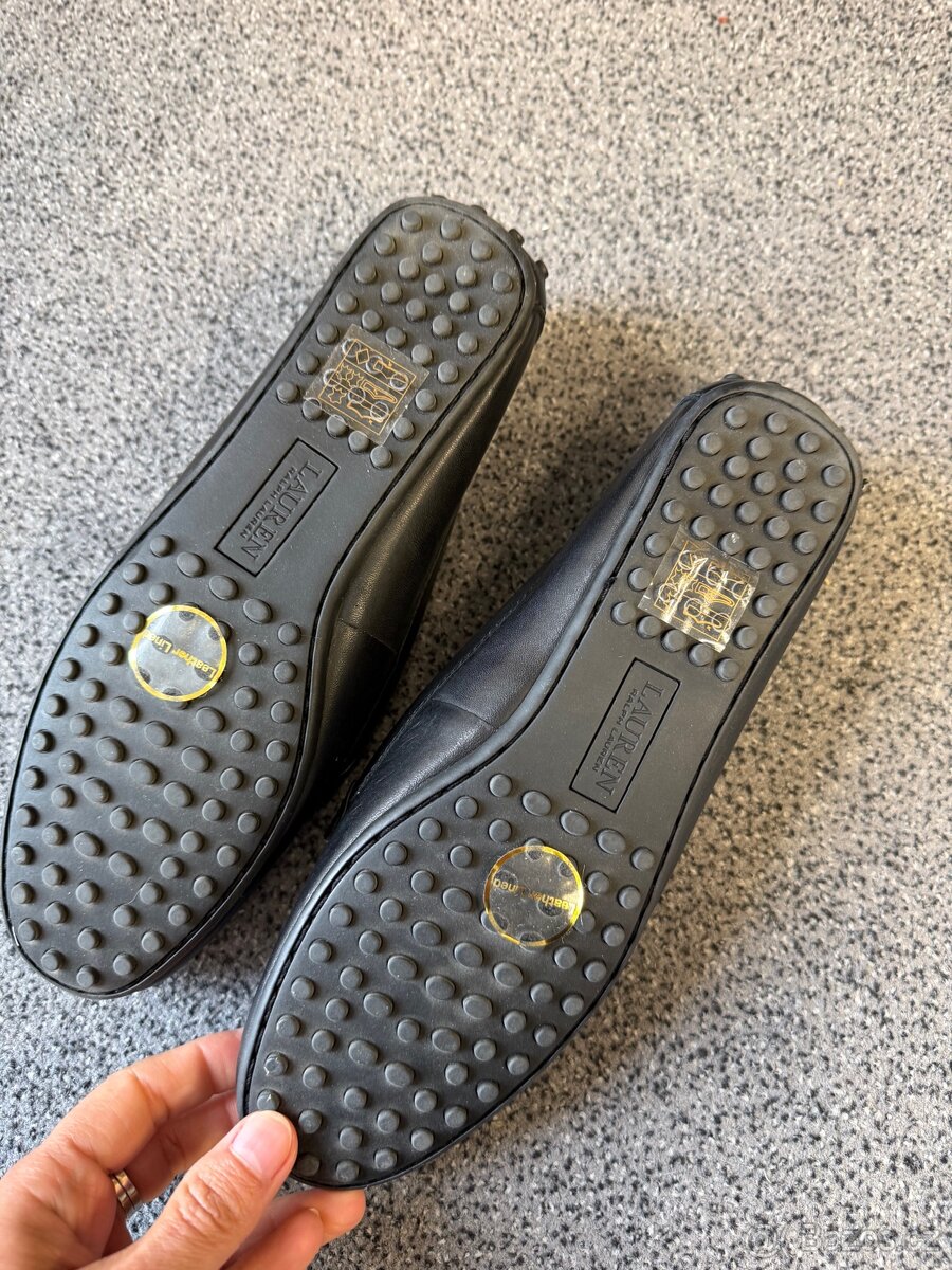 elegantní dámské boty značky Ralph Lauren kožené - 5