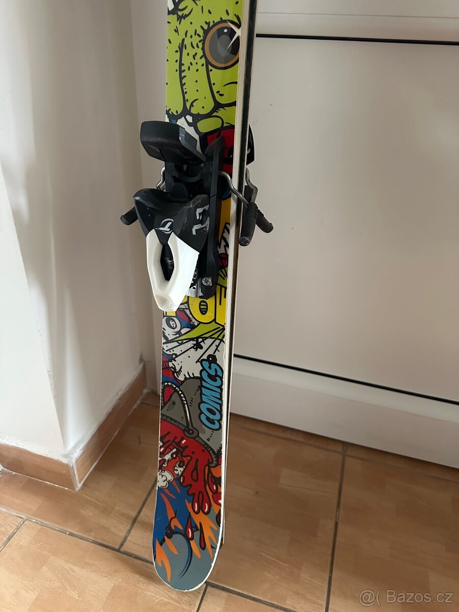 Freestylové lyže Westige Comics + boty - 5