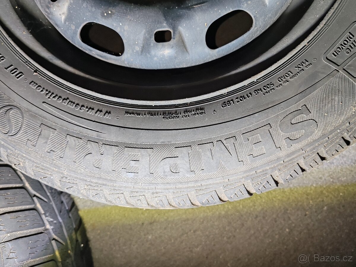 Plechové disky 5x100 R14 s pneu - 5