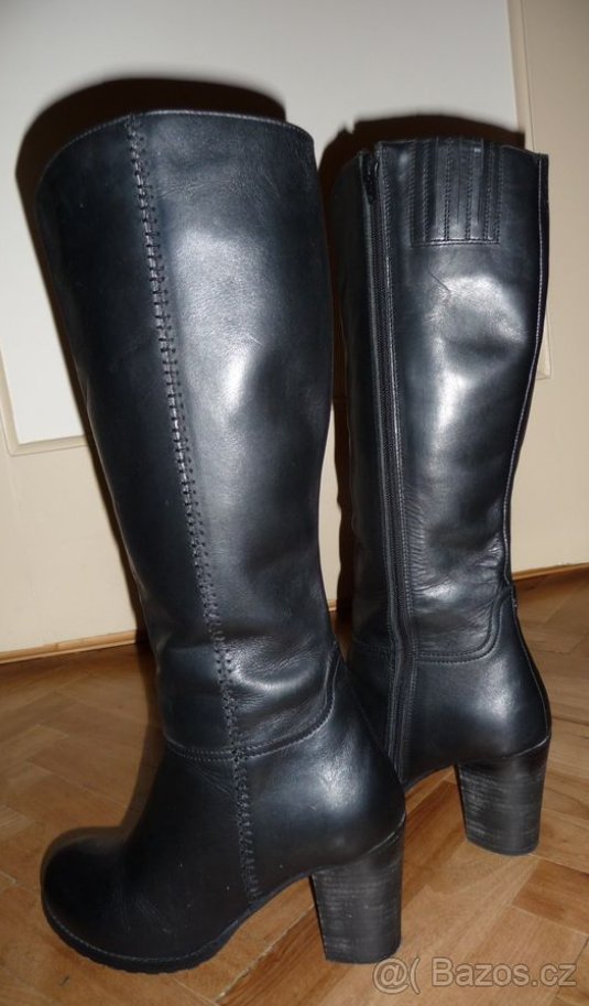 Kožené kozačky 39 - 5