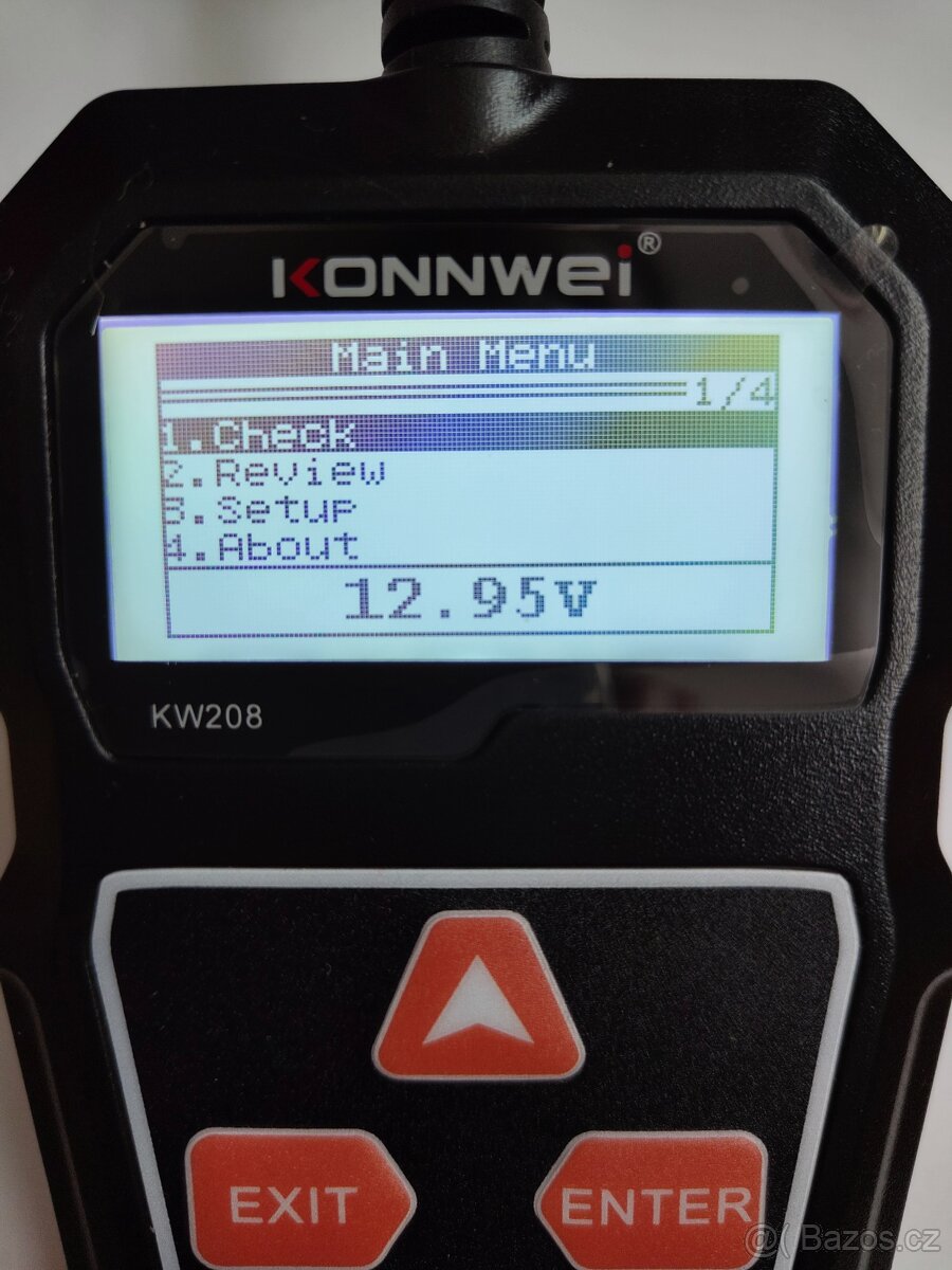 Tester autobaterie KONNWEI KW208. - 5