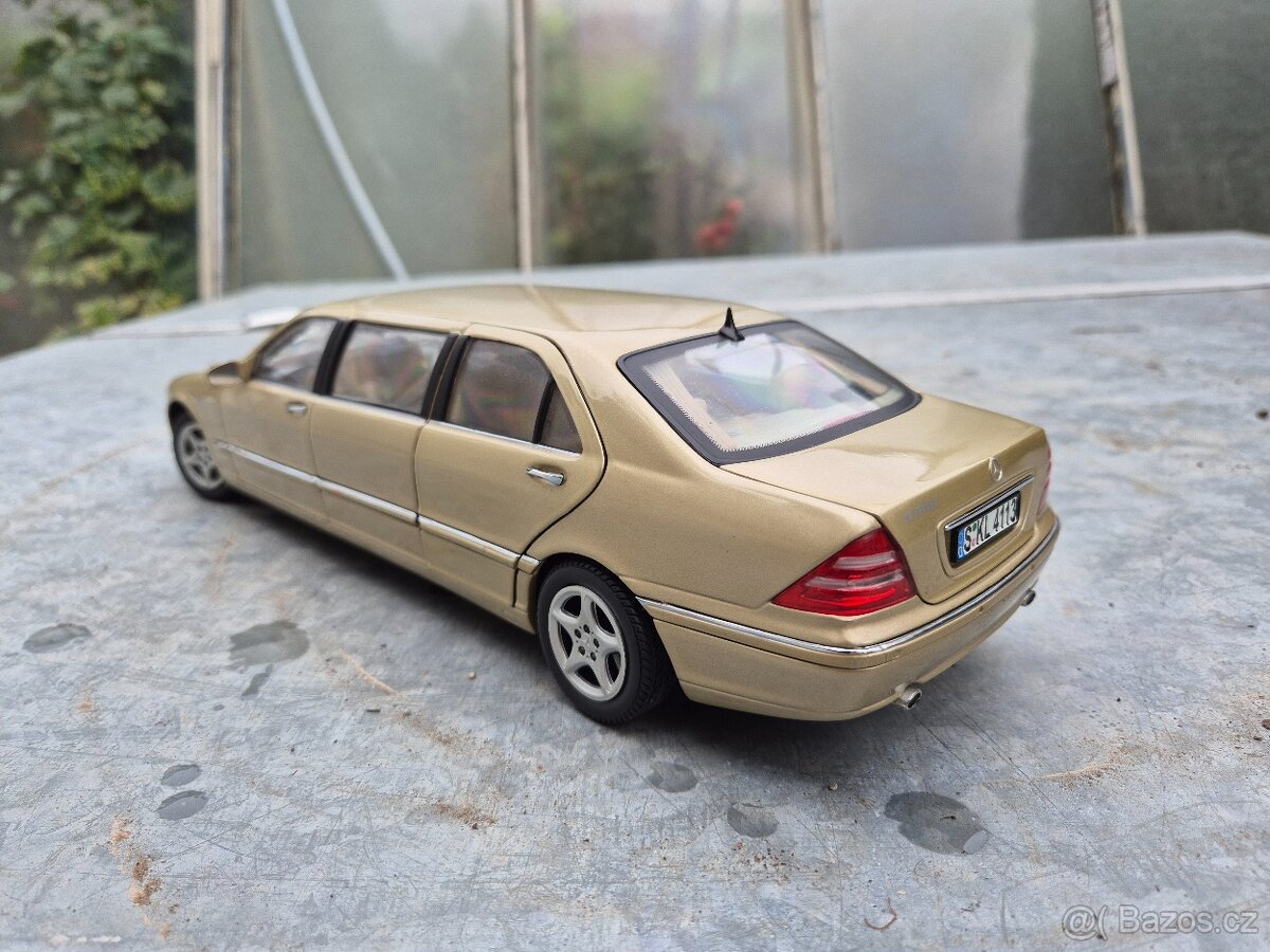 Prodám model 1:18 Mercedes benz S600 w220 pullman - 5