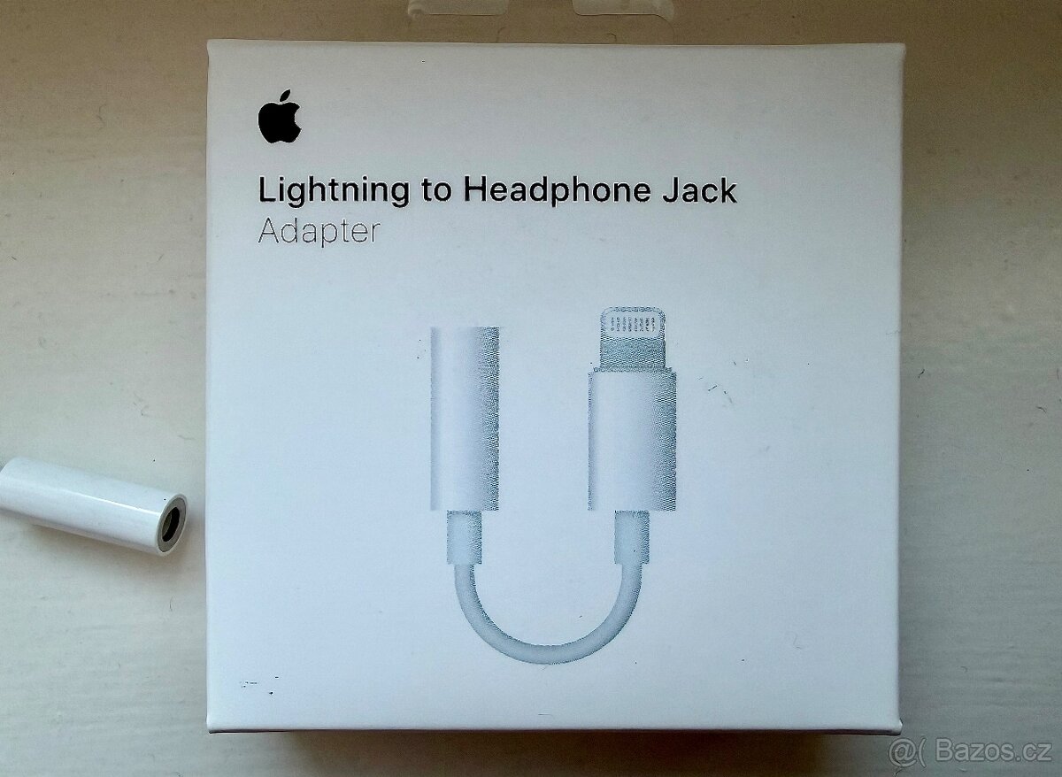 Adapter APPLE iPhone MMX62ZM/A Jack 3,5mm / lightning - 5