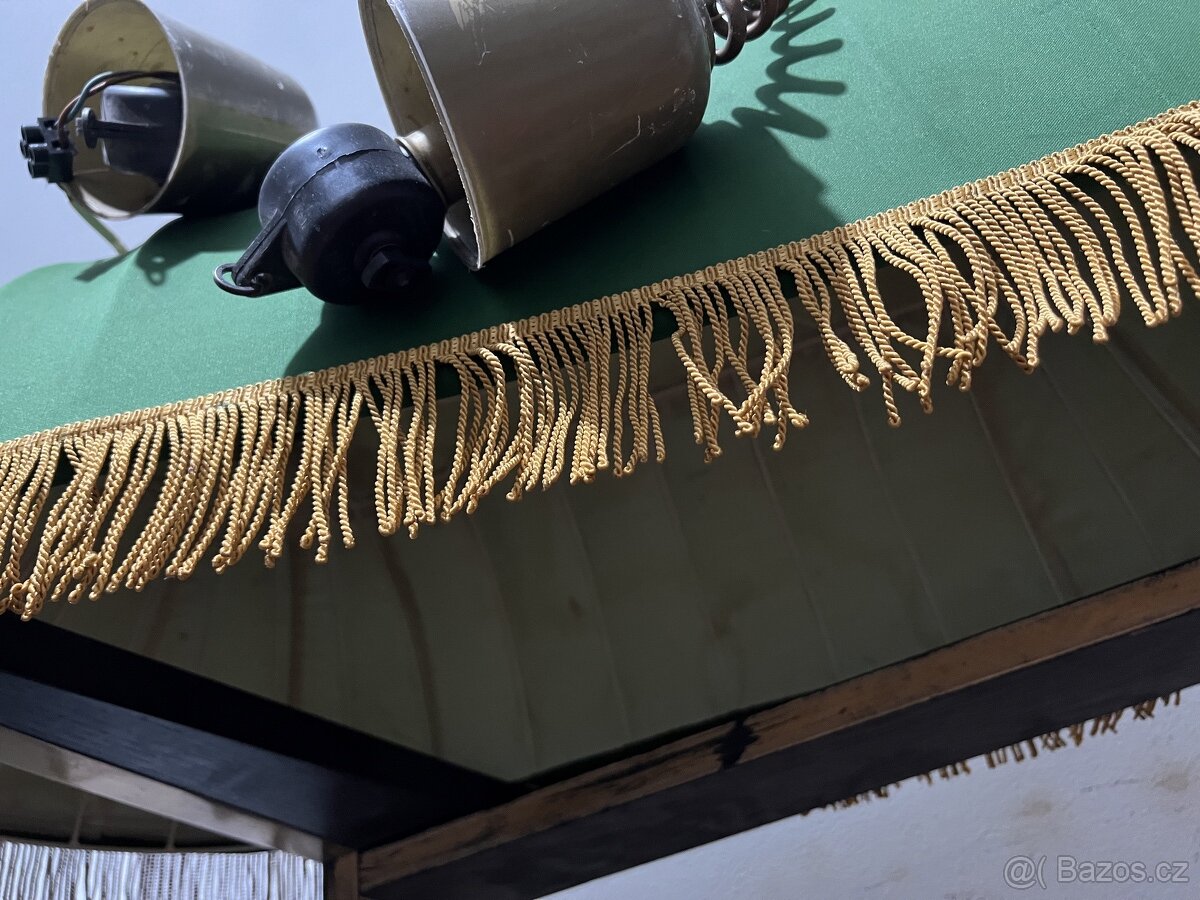 Retro světlo nad kulečník s třásněmi stahovatelné - 5