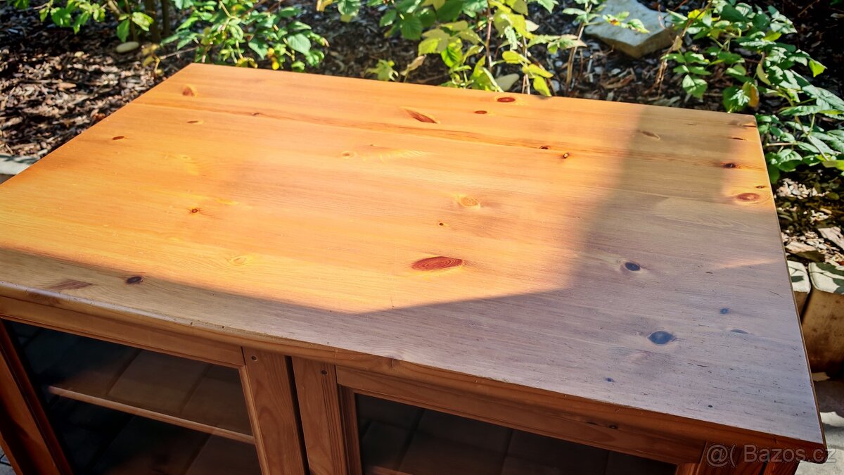 Ikea Leksvik tv skřínka vitrína - 5