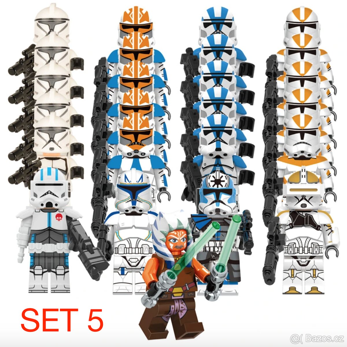Rôzne figúrky Star Wars 8 (8ks) typ lego - nové - 5