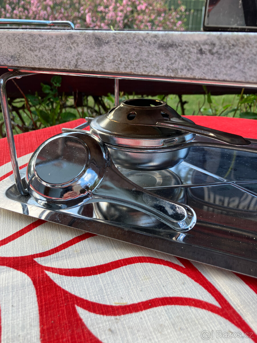 Prod.„ZÁŽITKOVÝ“GRIL,kamenná deska k přípravě jídla u stolu - 5