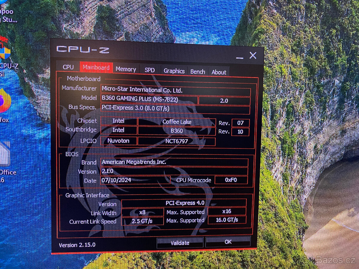 Herní PC - i5 9400F, 16gb ddr4, RTX3050 8gb, ssd - 5