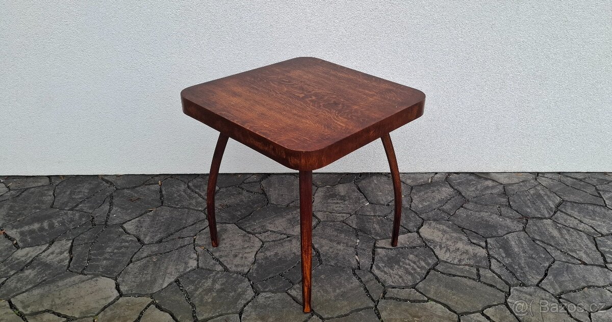 Konferenční stolek Halabala PAVOUK po renovaci - 5