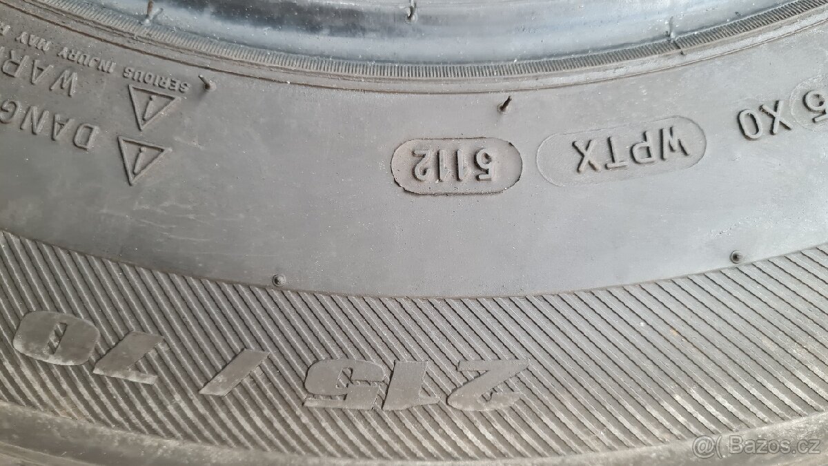 4x letní pneu 215/70 R16 - 5