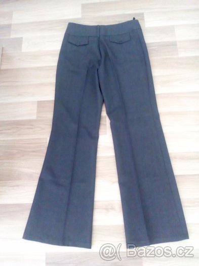 Prodám dámské nové kalhoty vel.40, šede. - 5
