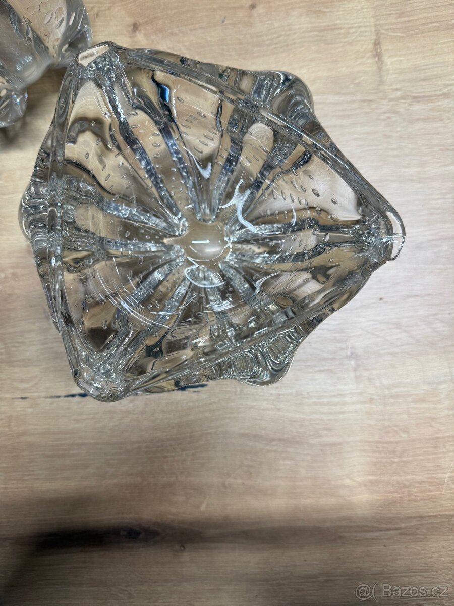 Hutní sklo s bublinkami – design Josef Hospodka - 5