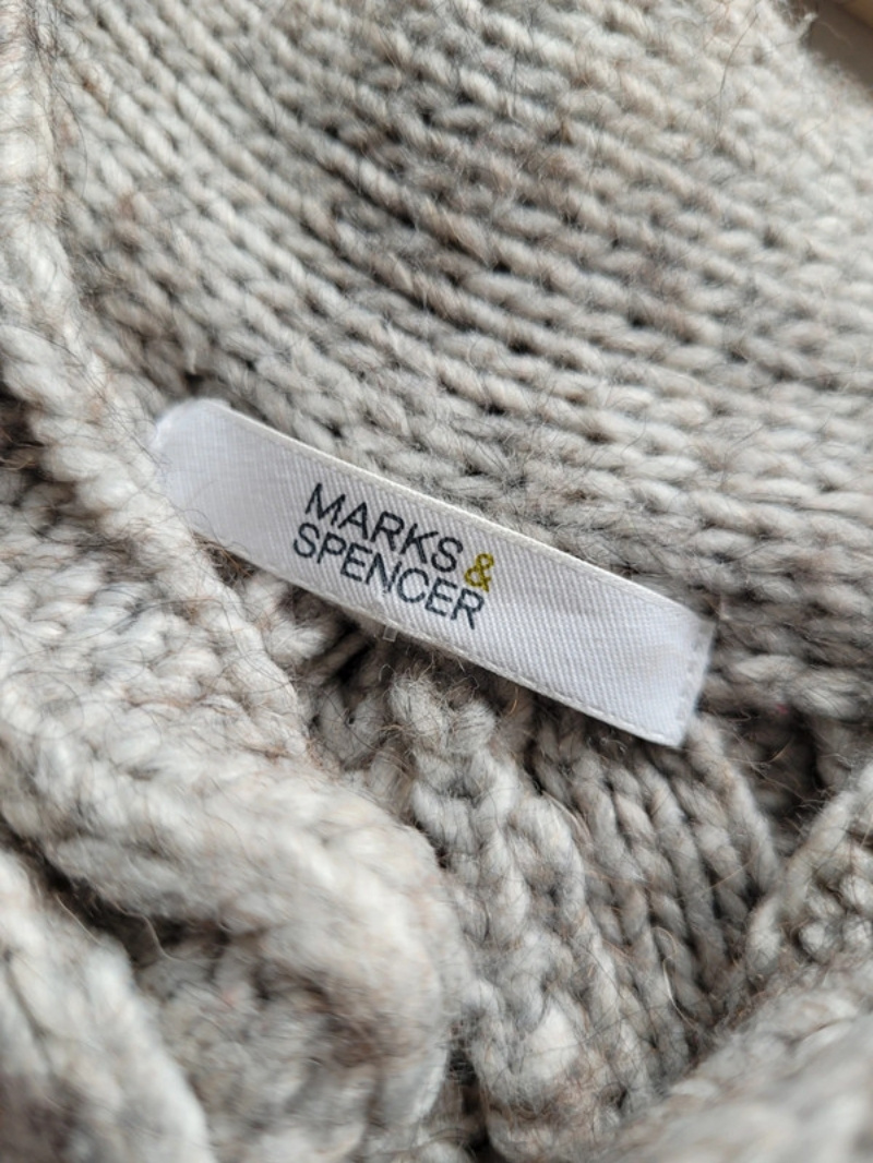 Teplý svetr z alpaky Marks&Spencer - 5