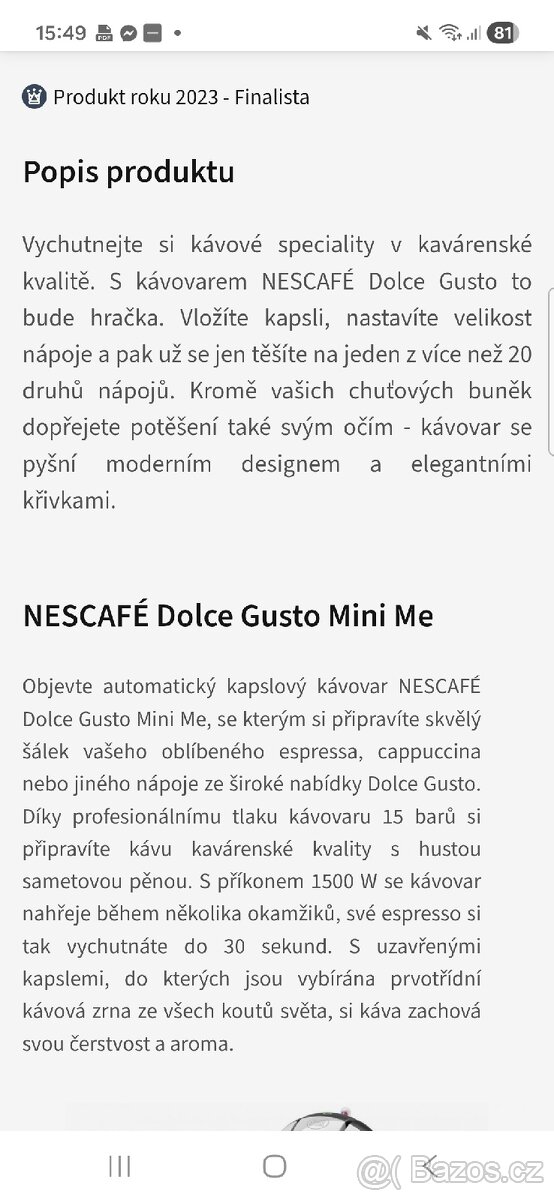 Kávovar KRUPS Mini Me - 5