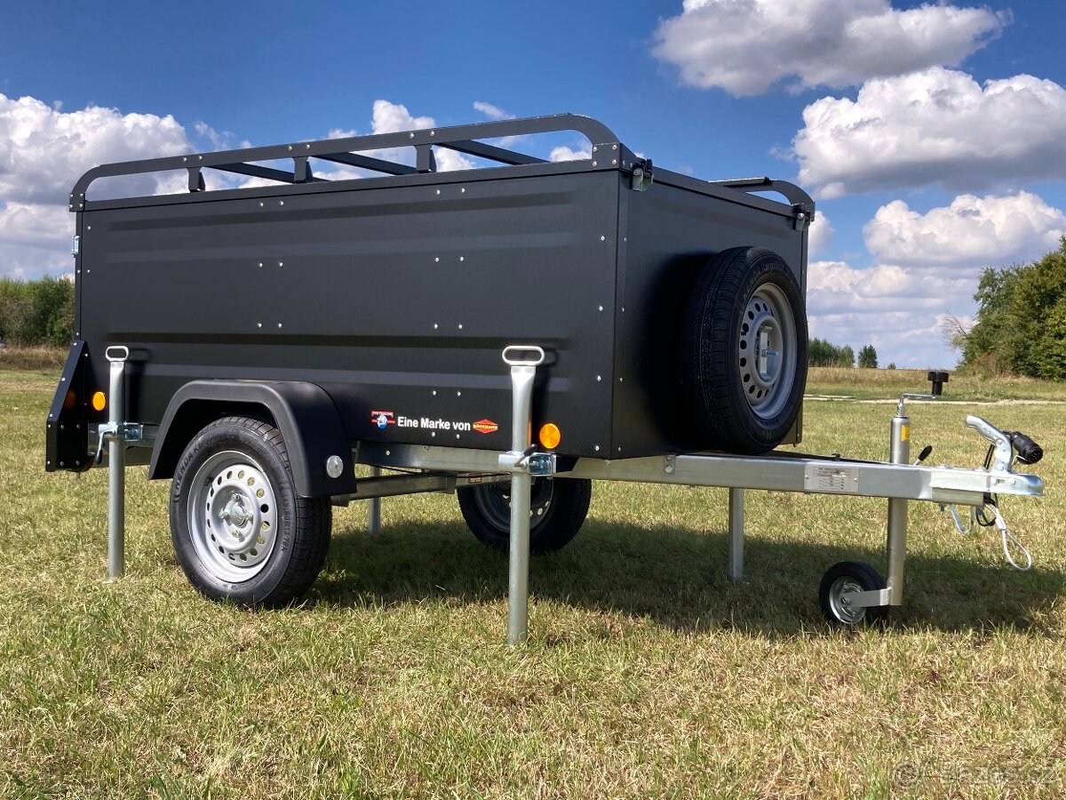 Přívěsný Vozík CAMPING Blackout s Nosičem na Stan Böckmann - 5