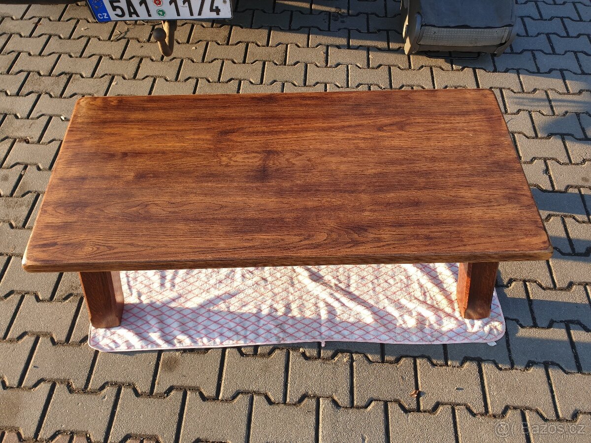 Dubový stolek Holandsko - 5