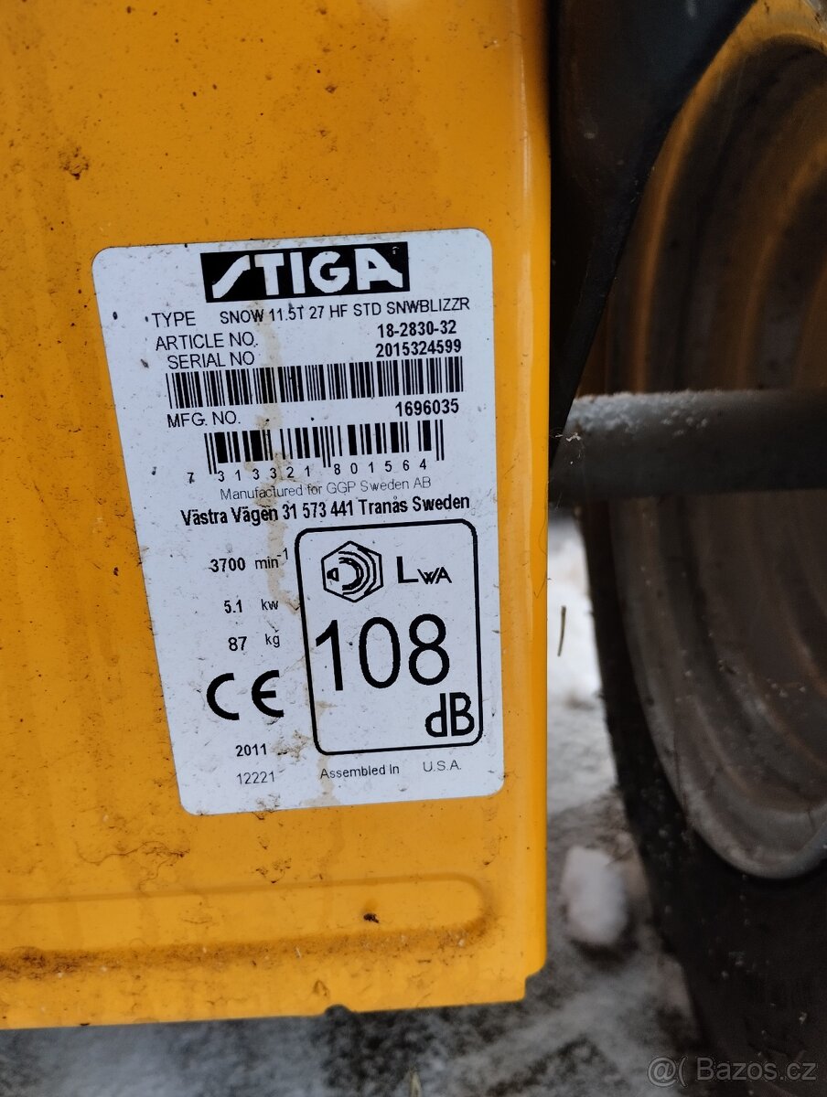 Sněhová fréza STIGA - 5