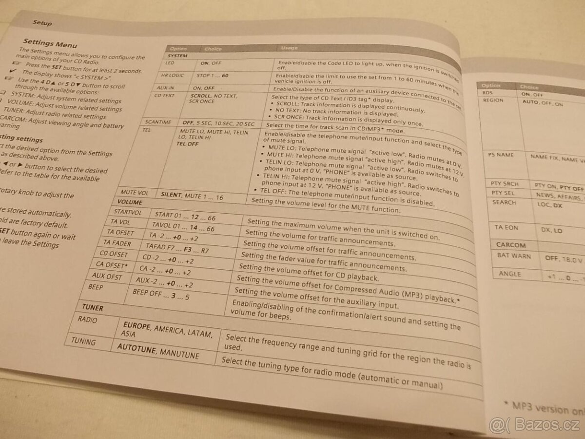 IVECO - návod na autorádio CD + MP3 - 5