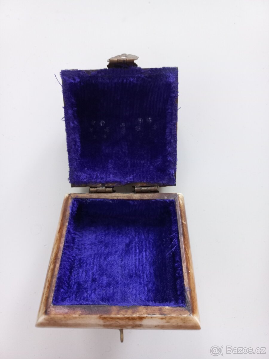 Šperkovnice /truhlička / krabička ze slonoviny - 5