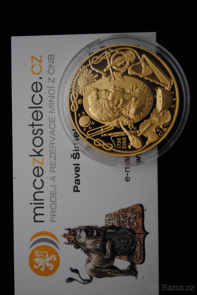 Zlato 1 OZ Au 999,9 - nízký náklad 200 ks číslováno - 5