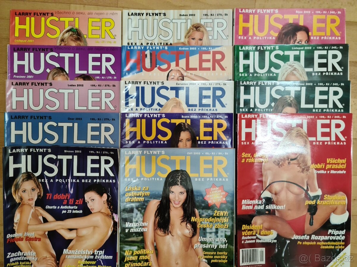 HUSTLER, Herald, TABU, Leo magazin, FÓR MEN a ďalšie - 5